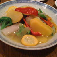 青菜 丸の内ブリックスクエア店 - 秋彩り野菜のいためもの　うすあじ。。