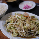 丸長 - 野菜炒め＋ライス