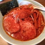 麺通 - カラフトらーめん（辛背油）激こってりで　辛さ3倍　780＋40円