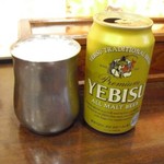 たこ家道頓堀くくる - ヱビス缶ビール