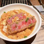 焼肉 ジャンボ はなれ - ヒレカツとご飯