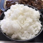 かつれっと - 粒立ち良く美味しいご飯。