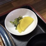 かつれっと - 漬け物。