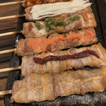 Saga Chikusan - マヨネーズ、明太子、梅しそ等 上に乗ってる味が強過ぎて 豚？鶏？何を食べてるのかわかりにくい