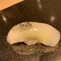 一㐂 - 若狭湾のスミイカ、炭塩で