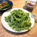 Kinnogyouza Sakaba - 豆苗塩味炒め