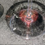 Florilege - Sghr の文字。菅原ガラスさんのワイングラス、美しくて大好きです(^^)