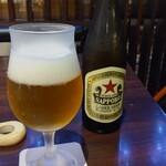 西洋料理ミカーサ - サッポロラガー瓶ビール