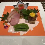 滝味の宿豊年万作 - 料理写真:前菜