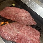 末広 - ミスジです。8秒、表裏を焼きました。