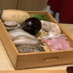 天ぷら たけうち - 本日の食材
