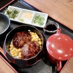 肉食家さんのハンバーグ にくきゅうグリル - 