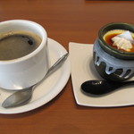 一幸 - 珈琲と壷プリンです