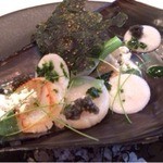 レストラン マノワ - 2013.10. 『平貝と帆立のロティ 磯の香り』