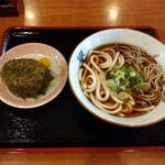 Udon Soba Imashou - ちゃんぽんとこんぶおにぎり