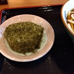 うどん・そば 今庄 - こんぶおにぎり