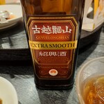 Nanohana - 最近、中華料理では紹興酒をあわせている。