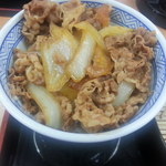 そば処 吉野家 - 牛丼：並（ねぎ沢・汁無）