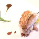 レストラン マノワ - 2013.10. 『甘鯛の松笠仕立て ムラサキトマトソース』