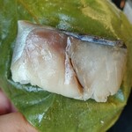 柿千 - 料理写真:鯖(脂も有り身も少し厚い)