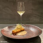 カーサ・デル・チーボ - Domäne Wachau Grüner Veltliner Weissenkirchen Federspielと鰻のコトレッタ