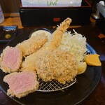 かつ丼多勝 - ミックスフライ