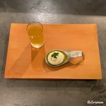 カーサ・デル・チーボ - コンソメトマトのエッセンスと自家製のマスカルポーネ