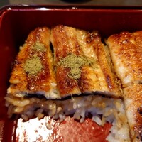 うなぎ処 山道 - 山椒をかけました！