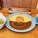 Tamago Monogatari Eggusutori - 鮭マヨオムライス1.5倍ランチセット