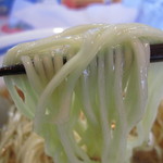 麺や 青雲志 - カキ醤油らぁ麺(麺)