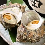 2 pot-grilled live turban shells