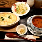 凛cafe - 料理写真:シーフードドリア(ドリンク付)(税込1200円)