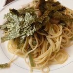 カレン - 和風スパゲッティ(750円) 和風＝山菜という昭和感が好き ふと食べたくなる味