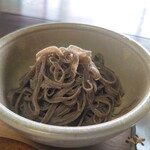 ふくべ三 - 平麺十割そば♡(人*´∀｀)♡これが最高でした♡
