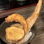 蕎麦Diningすが - 穴子天丼と蕎麦セットランチ/穴子天丼