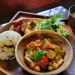 cafe KUKURU - 9月の定食メニュー「野菜いっぱいラタトゥイユ」