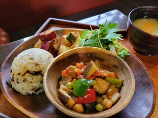 Cafe KUKURU - 9月の定食メニュー「野菜いっぱいラタトゥイユ」