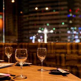 [Make your reservation early] Enjoy a special time at the night view seats. All seats private room for 2 people ~