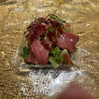 祇をん 段ばた - マグロと生ハム、いちじくのサラダ