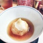 和旬菜と地酒　よし都みやこの　離れ - いちじくの揚げ出し