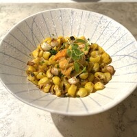 Maison B - Amuse    とうもろこし　黒ニンニク