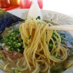 ちく善 - 極細麺アップ