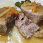 キッチン ブルー グローブ - その後は少し力を入れました