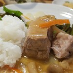 キッチン ブルー グローブ - こちら側はホロホロなポシェ！