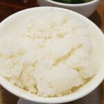 キッチン ブルー グローブ - ご飯大盛りのアップ