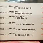 キッチン ブルー グローブ - レジ横関へ移動、来週のランチメニューは？