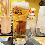 ぎょうざ処 亮昌 - 生ビール 600円