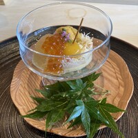 赤坂 渡なべ - プリンに見立てた玉子豆腐