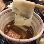 きしめん・味噌煮込み ふじ乃 - ぴろぴろ