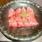 米沢牛・焼肉 さかの - 米沢牛トロ 上カルビ（1499円）